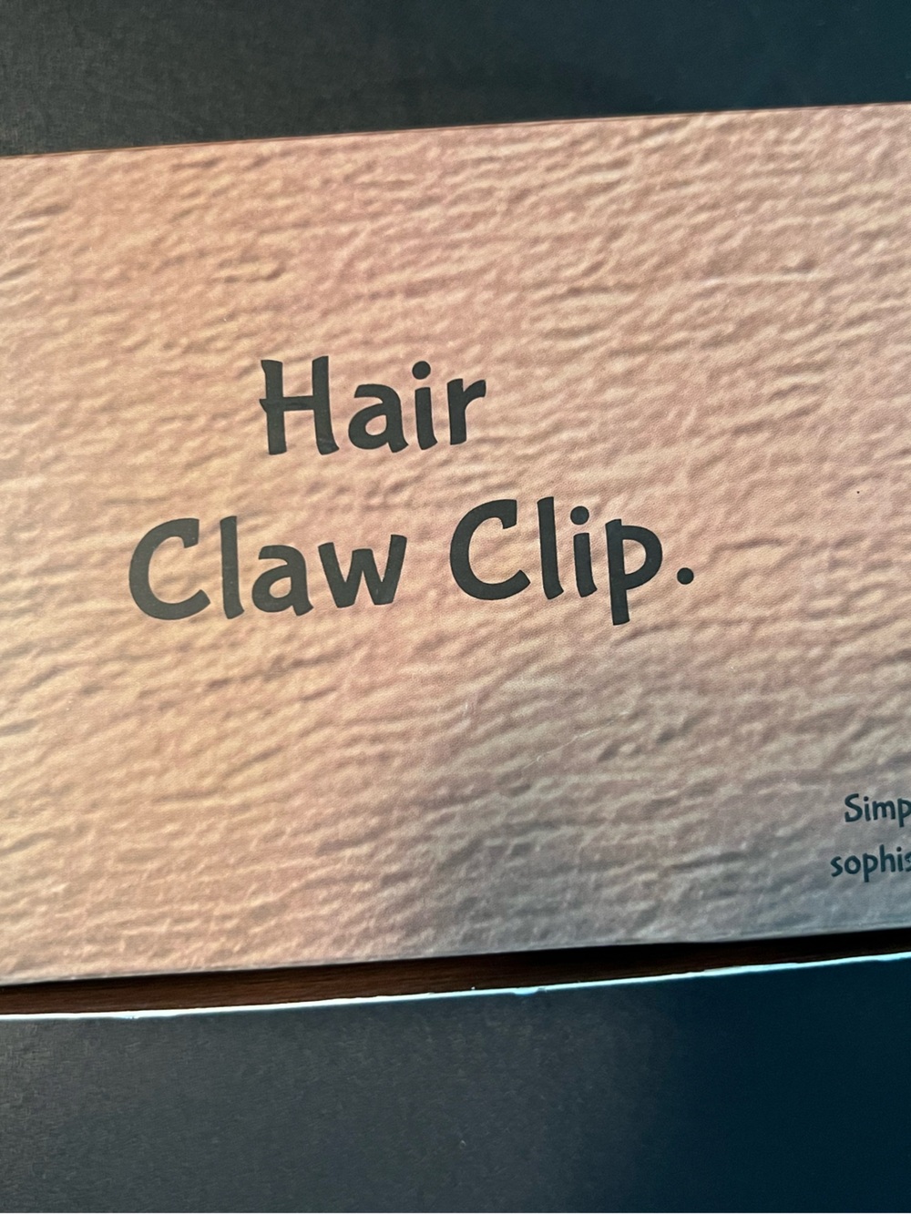 Hair Claw Clip - Multi-Pack in Neutral colors